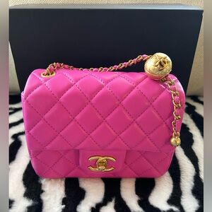 Chanel adjustable chain bag